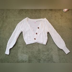 Women's Long Sleeve Button Front V Neck Soft Knit Cardigan Sweater